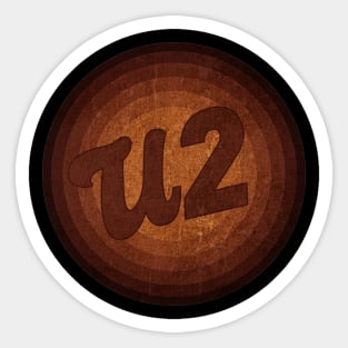 U2 - Vintage Style Sticker